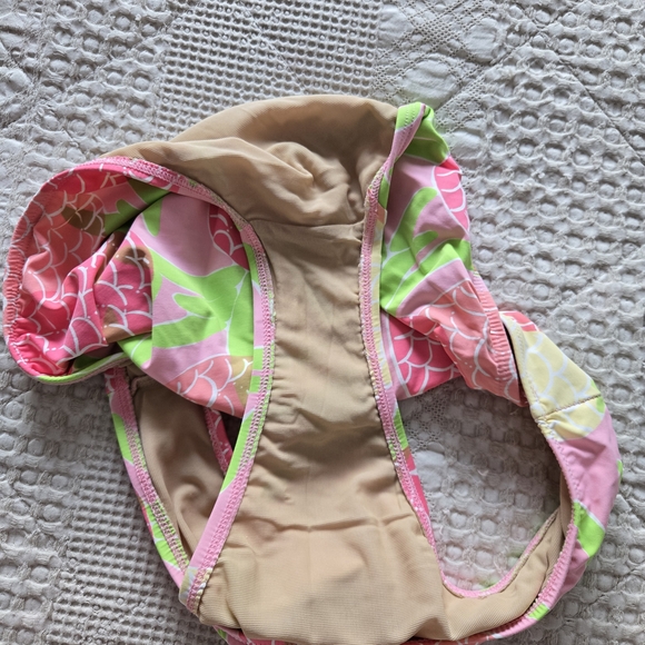 Lilly Pulitzer Pink and Green Pineapple Print Swimsuit Tripical | 12 - Picture 5 of 9